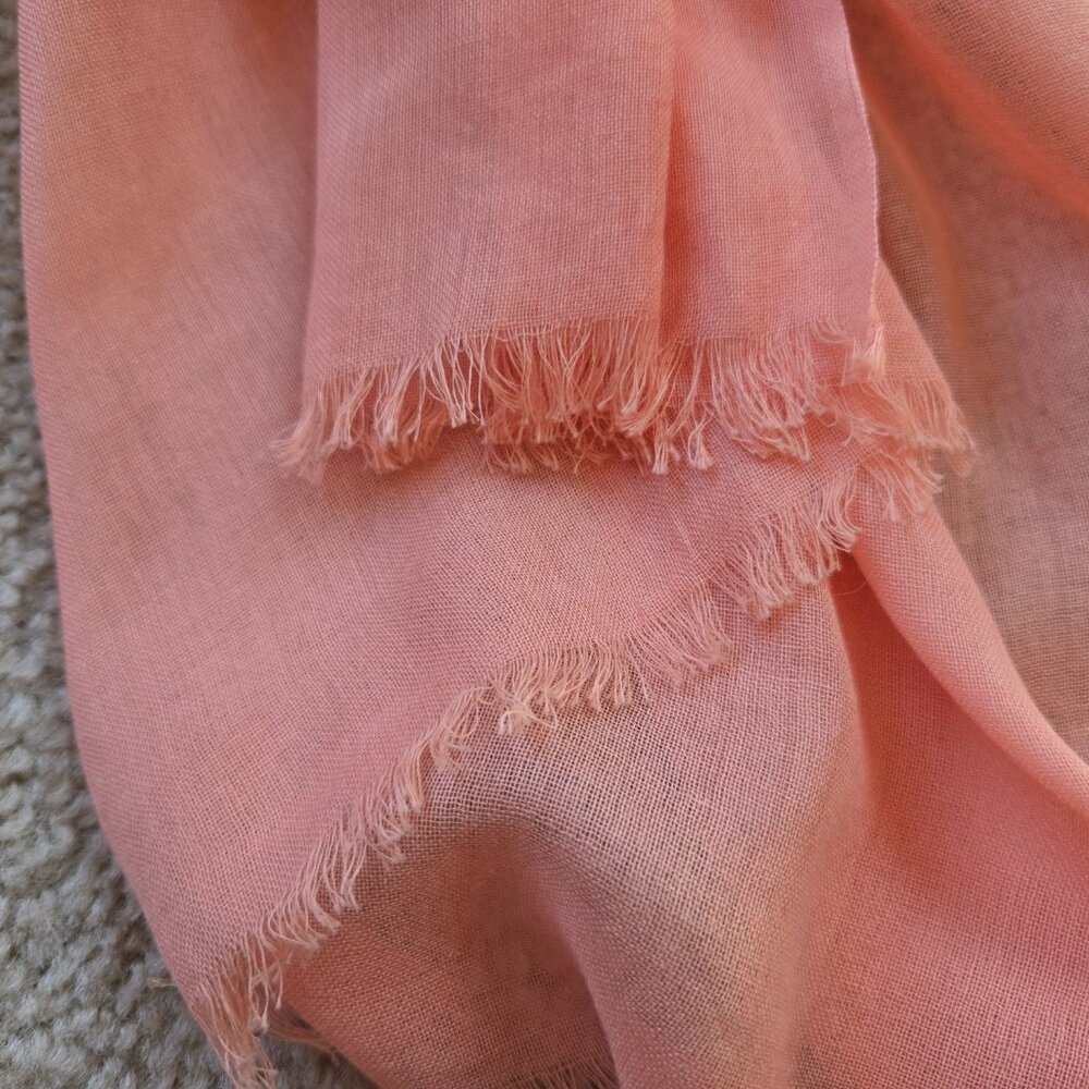 J. Crew Lightweight Silky Soft Scarf Pink - Picture 4 of 13